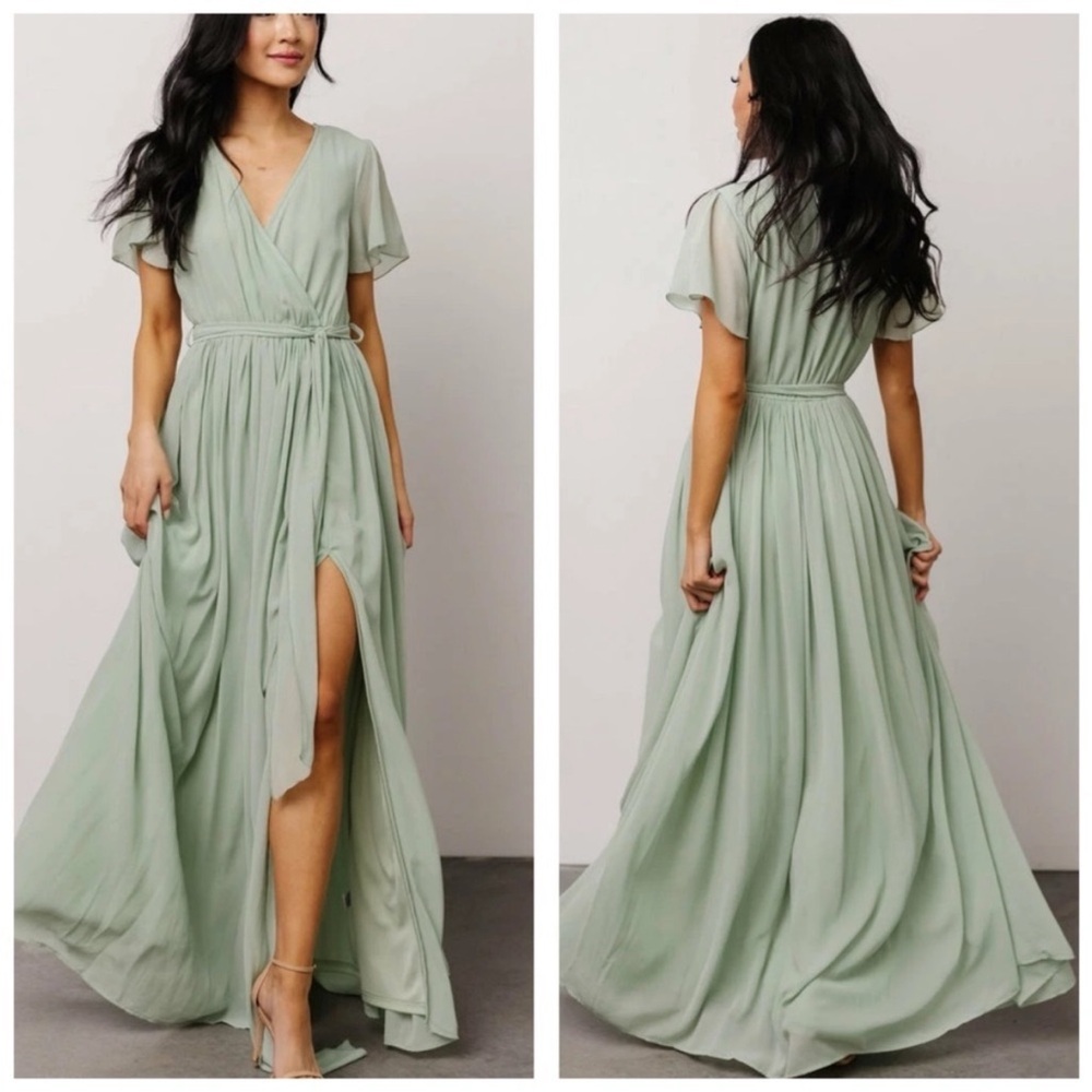 Baltic Born Sage Green Kristina Maxi Dress
